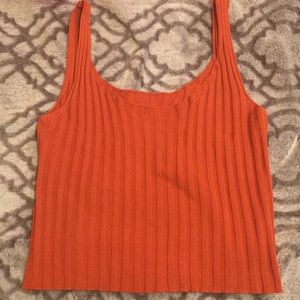 Cropped sweater tank🍂